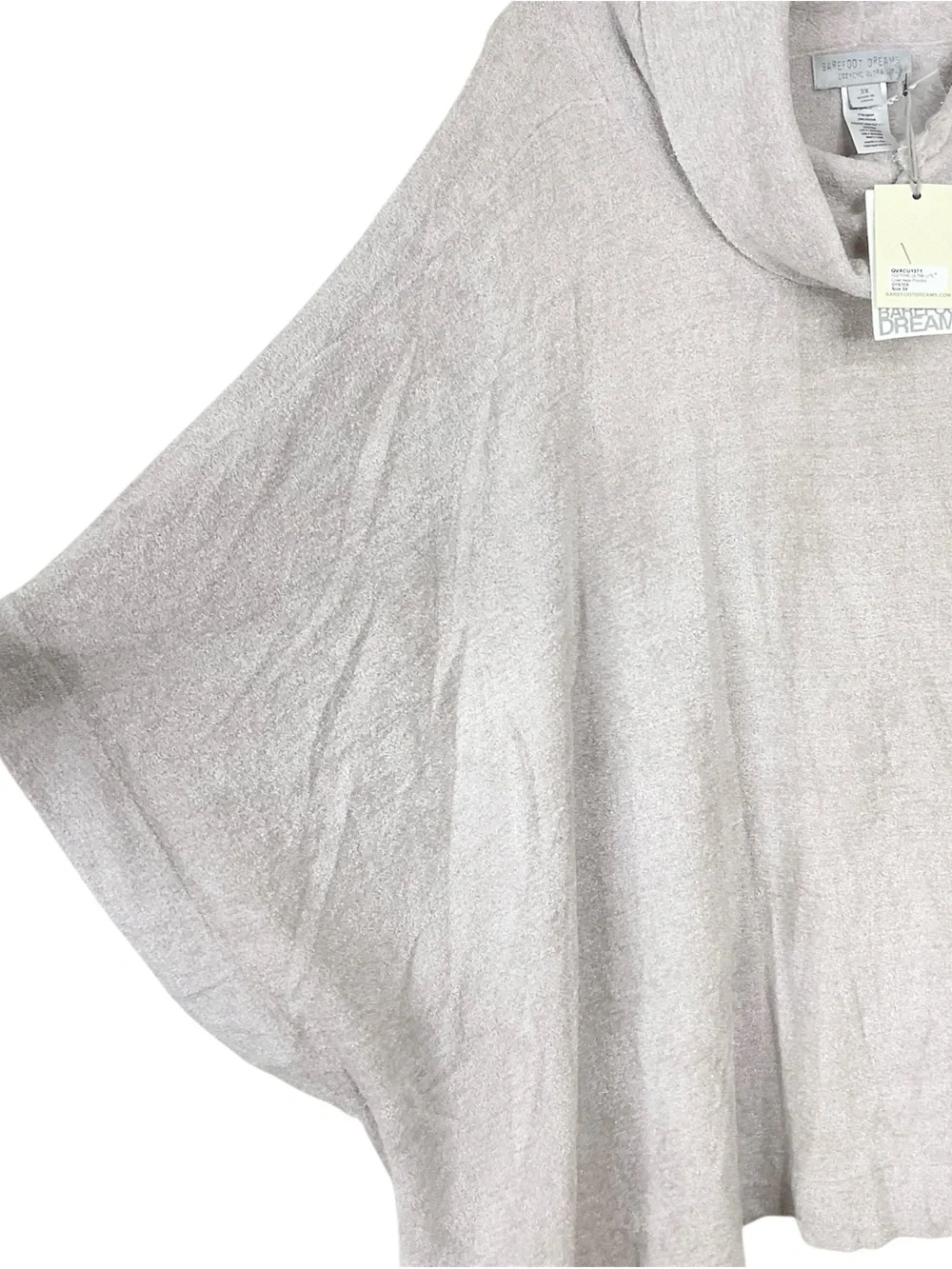 Barefoot Dreams Cozychic Ultra Lite Cowl Neck Poncho Size 3X